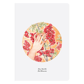 Sổ Tay Mini Monosketch - Hoa Mai Đỏ (14cm x 9cm)