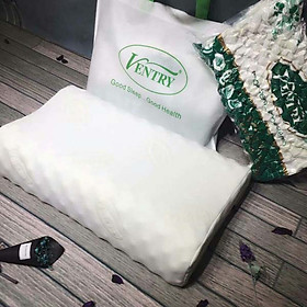 Mua Gối ngủ người lớn chất liệu 100% cao su non thiên nhiên cao cấp chống ẩm mốc  thông thoáng chống bí đầu khi ngủ  giúp massage đầu  giảm đau vai gáy khi ngủ dậy (Kèm túi đựng)