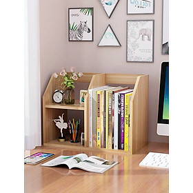 Mua Giá Sách Để Bàn  Kệ Sách Để Bàn Làm Việc 3 Ngăn Vát Đầu  Gỗ MDF Chống Ẩm  Chống Mối Mọt