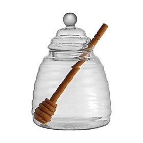 Honey Pot with Dipper and Lid Kitchen Tools Honey Jar for food
