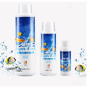 Men Vi sinh 4 trong 1 ( Super 4 in 1 ) cho hồ cá , bể thủy sinh cảnh làm trong nước, trị bệnh cho cá, diệt tảo và giúp cây phát triển