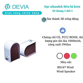 Loa không dây Devia Wind 2 dàn loa Woofer cực chất- hàng chính hãng