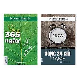 Combo Sống 24 Giờ Một Ngày - Tủ Sách Nguyễn Hiến Lê(Tặng Kèm Bookmark PL)