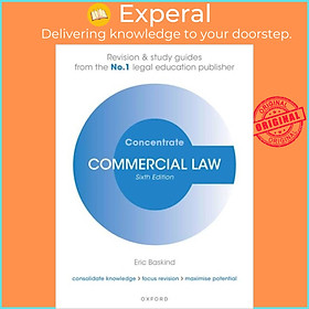 Sách - Commercial Law Concentrate - Law Revision and Study Guide by Eric Baskind (UK edition, paperback)