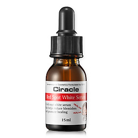 Serum hỗ trợ trị mụn, làm mờ thâm dưỡng sáng da Ciracle Red Spot White Serum 15ml