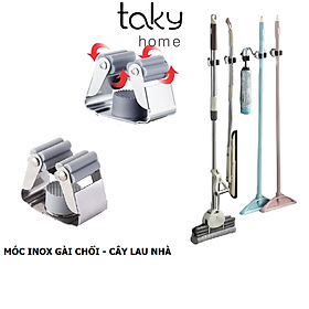 Mua Giá Inox Treo Chổi Và Cây Lau Nhà Gắn Tường  Gọn Gàng - Ngăn Nắp  Gắn Keo Siêu Chắc Không Khoan Đục -TakyHome 4031
