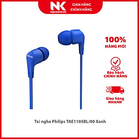 Mua Tai nghe Philips TAE1105BL/00 Xanh - Hàng Chính Hãng