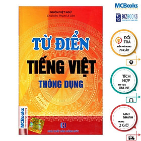 Sách - Từ Điển Tiếng Việt Thông Dụng - Bìa Cứng Đỏ - MCBooks
