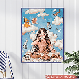 Mua Tranh Sơn Dầu Số Hoá Tự Tô Màu - YN 57