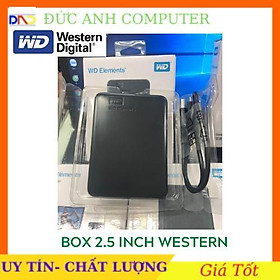 Mua Hộp đựng ổ cứng di động HDD  SDD box 2.5 in Western USB 3.0 - Hàng Chính Hãng