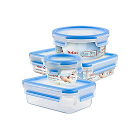 Mua Bộ 4 hộp bảo quản thực phẩm nhựa BBA free  Tefal Masterseal Fresh  sản xuất tại Đức (150ml  850ml  550ml  1200ml) - Hàng chính hãng