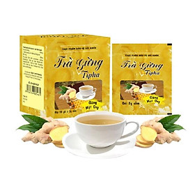 Trà gừng mật ong hòa tan Tipha - Hộp 20 gói