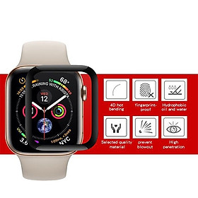Miếng dán Cường lực Apple Watch Coteetci 4D dành cho Apple Watch (hàng chính hãng)