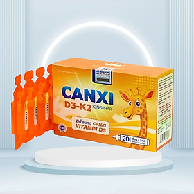 ￼Siro CANXI D3 Vitamin Kingphar Hộp 20 ống / 5ml - Bổ Sung Canxi , Vitamin D3 cho cơ thể