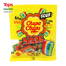 Kẹo Dẻo Chupa Chups Sour Bites Hương Trái Cây 90G
