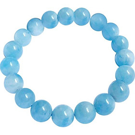 Vòng tay phong thủy đá aquamarine v0025