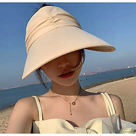 Mũ vải rộng vành chống nắng chống tia UV tuyệt đối mới, nón nữ đi nắng đi biển rộng vành thời trang