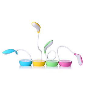 Mua Đèn 13 led để bàn phòng ngủ  làm việc hình lá độc đáo  sang trọng Y003 (tặng móc treo đồ dán tủ  dán tường 3D- giao ngẫu nhiên)