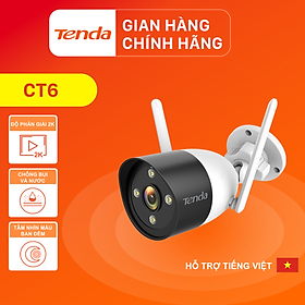 Camera Wifi Ngoài Trời Tenda CT6 Độ Phân Giải 2K - Hàng Chính Hãng