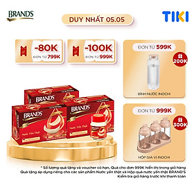 Combo 3 Nước yến thật BRAND'S Đường Phèn