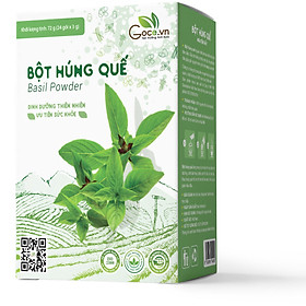 Bột húng quế nguyên chất Goce - 72g 24 gói x 3g