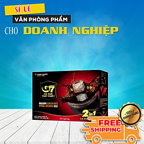 Mua Hộp Cafe G7 đen đá 2 in 1 Cà phê Trung Nguyên giá tốt  cung cấp văn phòng phẩm  thiết bị văn phòng cho doanh nghiệp  Sỉ lẻ văn phòng phẩm quận 5