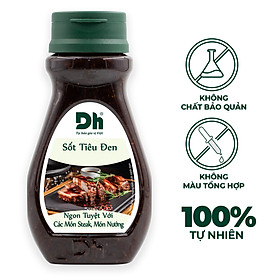 Hình ảnh Sốt Tiêu Đen 200gr Dh Foods - gia vị hoàn hảo cho các món steak, thịt nướng, hải sản