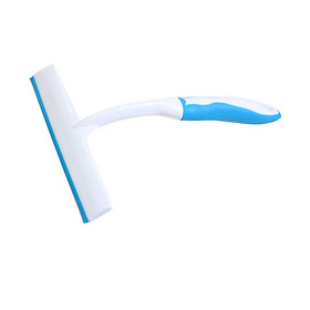 Mua (Tặng viên sủi rửa kính) Cây gạt nước kính cầm tay lưỡi Silicon cán bọc cao su bám tay khi sử dụng