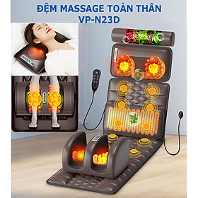 Đệm Massage Toàn Thân VP-N23D Chất Liệu Da PU Cao Cấp, Massage Đa Năng Cổ