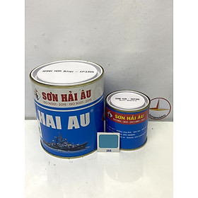 Mua Sơn Tàu biển Hải Âu màu xanh Hoà Bình EP3 355 -1L/bộ