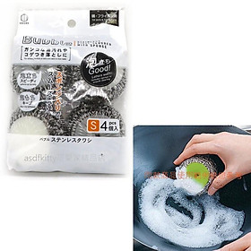 Mua Set 4 miếng mút  inox cọ xoong nồi (mã mới)