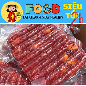 Chỉ giao HCM Lạp Xưởng Tôm Trứng Muối Thượng Hạng ít mỡ 500g