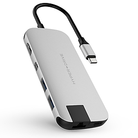 CỔNG CHUYỂN HYPERDRIVE SLIM 8 IN 1 USB-C HUB FOR MACBOOK, SURFACE, PC & DEVICES – HD247B - HÀNG CHÍNH HÃNG