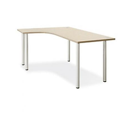 Bàn làm việc chân sắt Juno Sofa NT 190 BLT14-CT bên trái kiểu trụ 140 x 120 x 75 cm