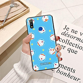 Ốp lưng điện thoại Realme 3 Pro viền silicon dẻo TPU  hình Doremon Vui Nhộn