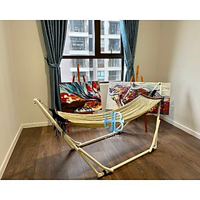 Mua lưới võng xếp cán gỗ ( ship hỏa tốc tphcm )