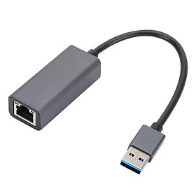 USB Ethernet Adapter, Dongle 10/100/1000Mbps High Speed Network Card for Windows PC Laptop