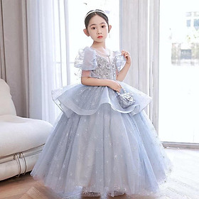 Đầm công chúa bé gái 8-47kg , váy công chúa thiết kế cao cấp giá rẻ mã 063