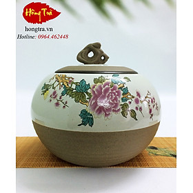 Mua Hũ đựng trà sứ HTS07