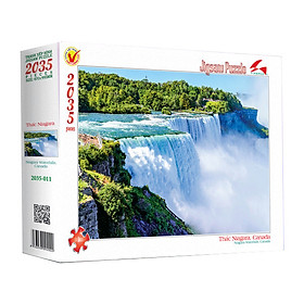 Tranh xếp Hình Tia Sáng Thác Niagara Canada (2035 Mảnh Ghép)