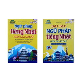 [Download Sách] Combo sách Ngữ pháp Tiếng Nhật Hiện Đại - Sơ Cấp + Bài tập Ngữ Pháp Tiếng Nhật Hiện Đại - Sơ Cấp (Tái Bản) Tặng kèm vở Hồng Hà 72 trang