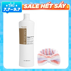 Dầu Gội Dành Cho Tóc Uốn, Tóc Xoăn Fanola Curly Shine Shampoo Italy 1000ml + Tặng Kèm Băng Đô Rửa Mặt