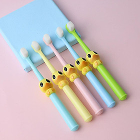 Infant Infant-Toddler Toothbrush for Toddler and Baby  Yellow