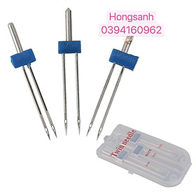 Mua Combo 3 bộ kim đôi kích thước 2 3 4mm sử dụng cho máy may đa năng.
