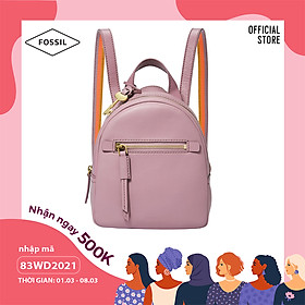 Balo nữ nhỏ thời trang Fossil Megan Mini Backpack ZB1342506 - màu tím nhạt