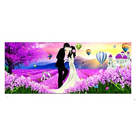 Mua tranh thêu chữ thập Tình yêu vĩnh cửu - chưa thêu