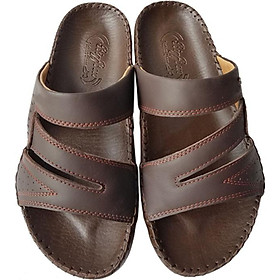Dép Nam BIGGBEN Da Bò Thật Cao Cấp DN126