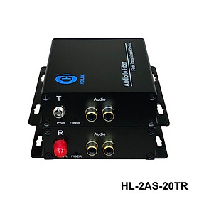 Mua Bộ chuyển đổi audio sang quang 1 chiều Holink HL-2AS-20T/R (2 thiết bị) - Hàng Chính Hãng