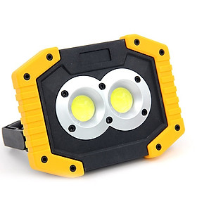 Đèn 10W siêu sáng xoay 180 độ sạc điện, tay cầm chống trượt chuyên dùng đi bắt cá, cắm trại