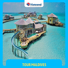 [EVoucher Vietravel] Thiên đường nghỉ dưỡng Maldives (3 đêm Beach Villa)